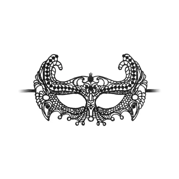 Ouch! Empress Black Lace Mask  - Black — image 5 of 7