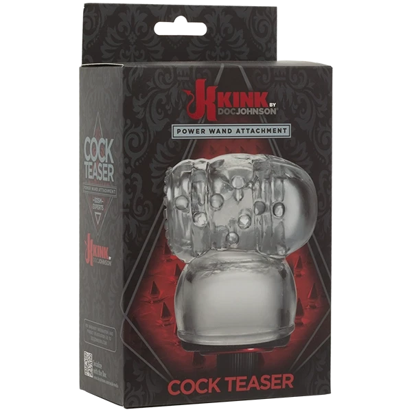 Kink Wand Cock Teaser Attch.  - Clear