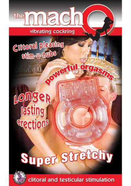 Macho Vibrating Cockring Beige — image 5 of 6