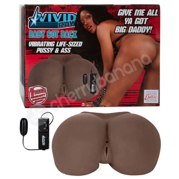 Vivid Raw Baby Got Back Vibrating Pussy & Ass Masturbator