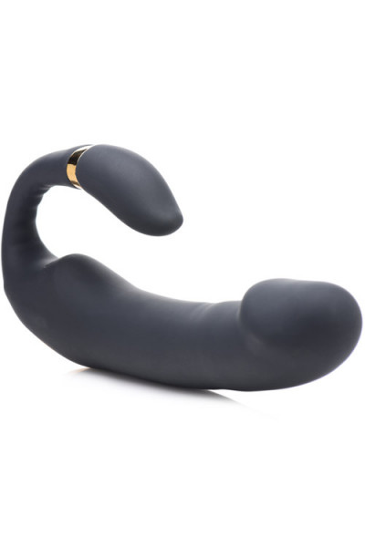 Inmi 7.4" Come-Hither Vibrator With Poseable Clitoral Stimulator
