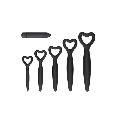 Silicone Vaginal Dilator Set Black