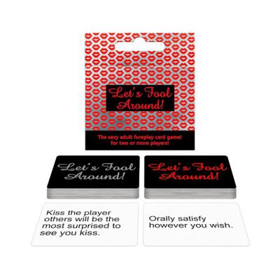 Lets Fool Around Card Game Black