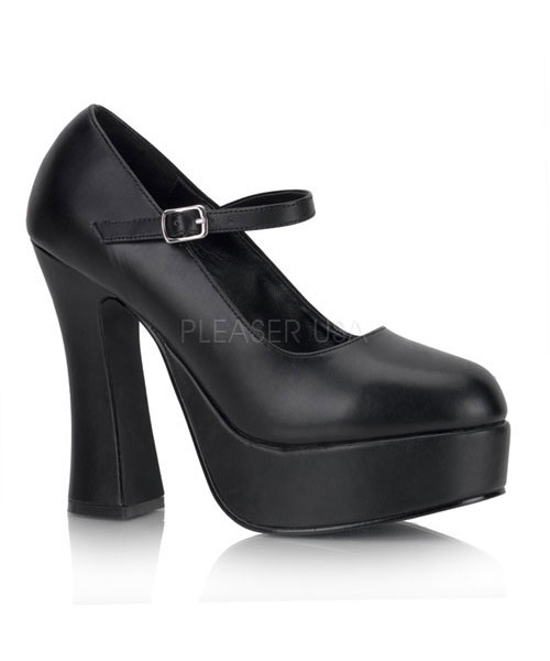 DOLLY-50 - 5" Chunky Heel Mary Jane P/F Pump — image 9 of 16