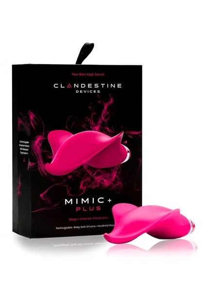 Mimic PLUS+ Rechargeable Lay-On Vibrator (Magenta) — image 5 of 7