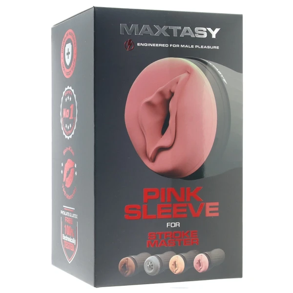 Maxtasy Pink Pussy Sleeve For Stroke Master