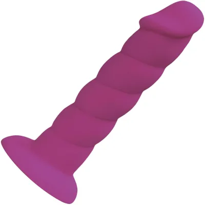 Suga Daddy 9 5 Silicone Suction Cup Dildo By Rock Candy Purple