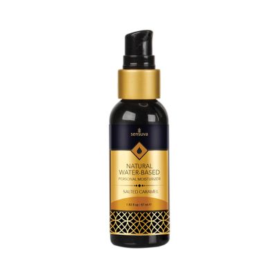 Sensuva Natural Water based Personal Moisturizer Salted Caramel 2 Fl Oz Bottle