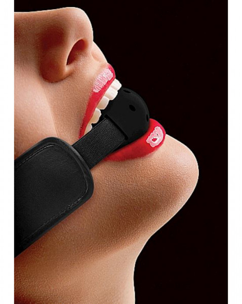 Brace Ball Gag Black - Black -