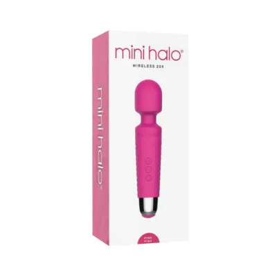 Mini Halo Wireless Wand 20x Silicone Pink Pink