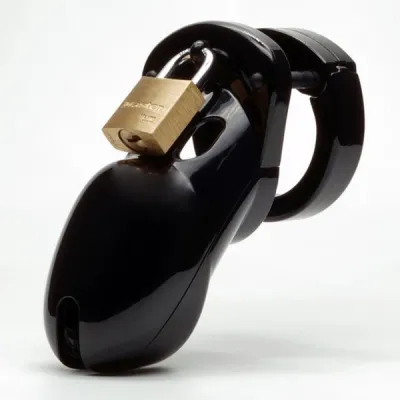 Cb 3000 Black 3in Chastity Cage W Complete Kit