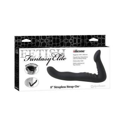Fetish Fantasy Fetish Fantasy Elite Black 8 Strapless Strap On w Mask