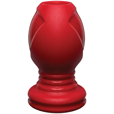 Kink Wet Works Explore Platinum Premium Silicone Plug 4 5 inch Red