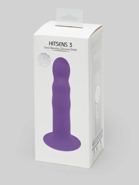 Hitsens 3 Thermo-Reactive Dual Density Silicone Dildo 6.5 Inch
