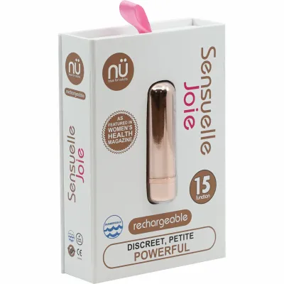 Nu Sensuelle Joie Powerful Rechargeable Bullet Vibrator Rose Gold