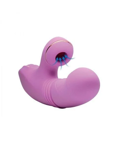 Shegasm Pro-Thrust Thrusting Suction Rabbit Vibrator