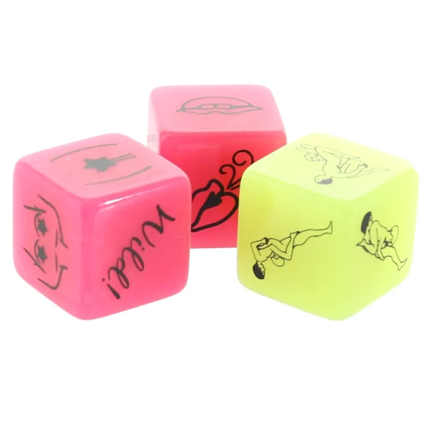 Glow-in-the-dark Oral Sex Dice