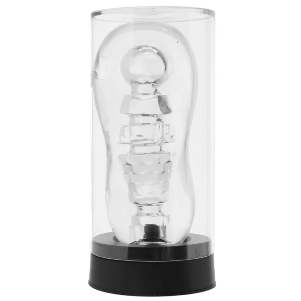Gripz Spinner Squeezable Clear Stroker