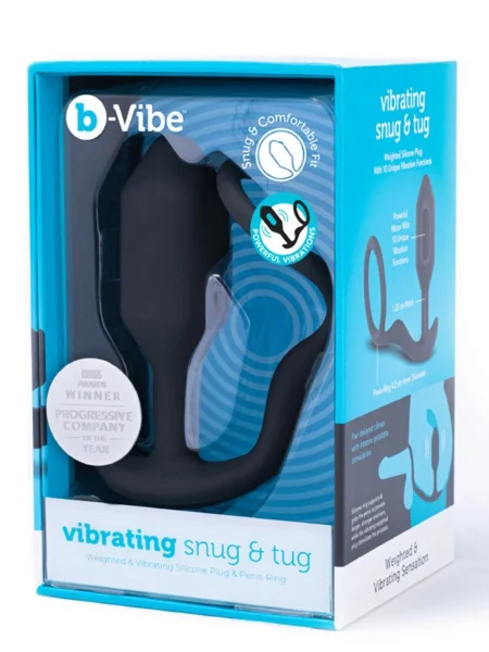 B-Vibe Vibrating Cock Ring - Snug &amp; Tug (XL)