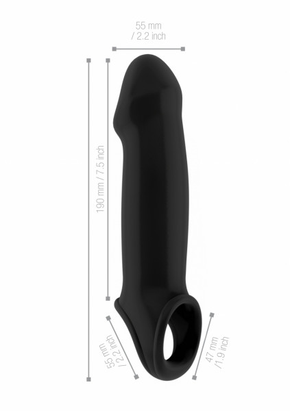 No.17 - Dong Extension - Black Cock Sleeve