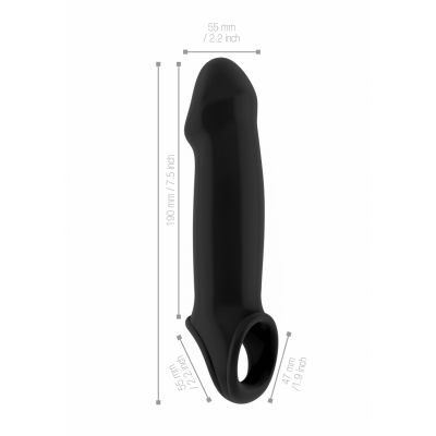 No 17 Dong Extension Black Cock Sleeve
