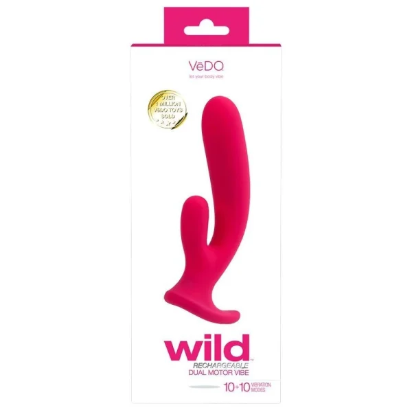 VeDO WILD Duo Rabbit Vibrator Pink