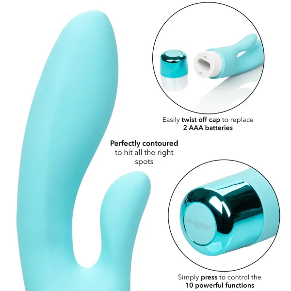 Eden Lover Silicone Waterproof Mini Rabbit Style Vibrator By CalExotics