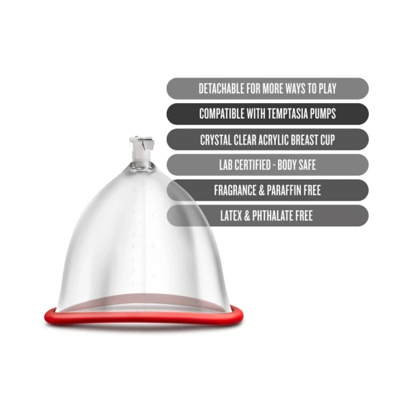 Temptasia - Breast Pump Cup - Clear — image 17 of 20