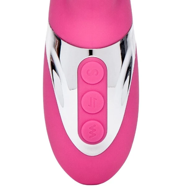 Bondara Rub It Pink 3 Function Rolling Bead Rabbit Vibrator — image 4 of 6