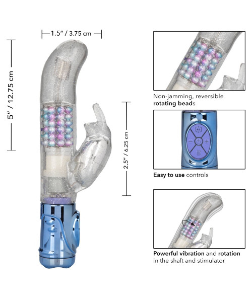 Naughty Bits Party in My Pants Jack Rabbit Vibrator
