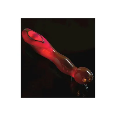 Adam Eves Luminous G Spot Rechargable Vibrator Red 5 Inch