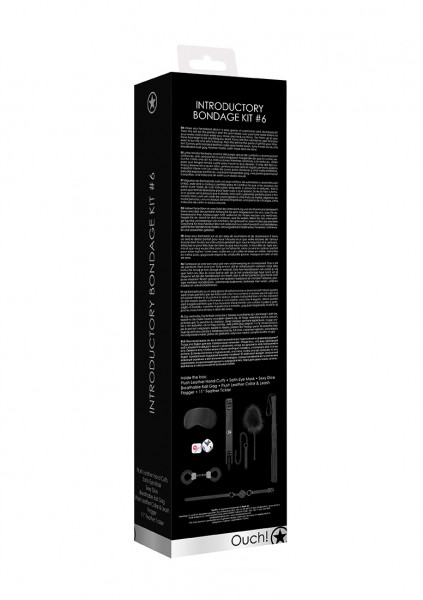 Introductory Bondage Kit #6 - Black - Kinky BDSM Toys