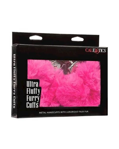 Ultra Fluffy Furry Cuffs - Pink