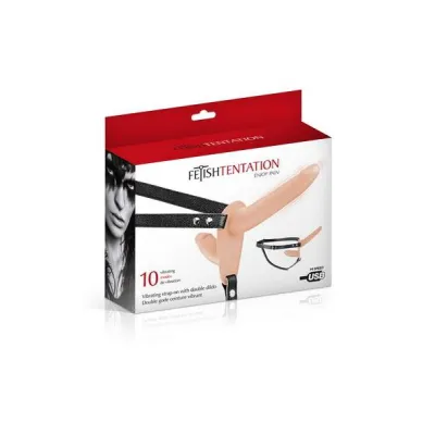 Fetish Tentation Vibrating Strap on Double Dildo