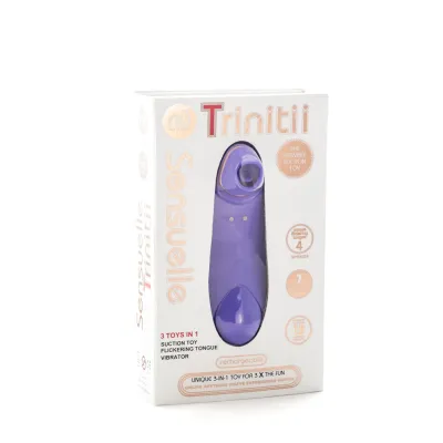 Sensuelle Trinitii 3 in 1 Vibrator Ultra Violet