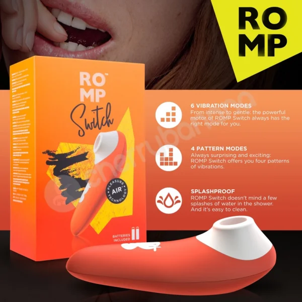 Romp Switch Clitoral Suction Vibrator