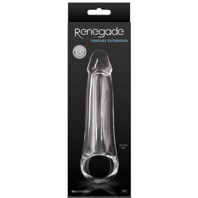 Renegade Fantasy Extenstion Clear Small Penis Extension Sleeve