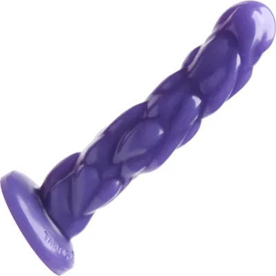 Paisley Silicone Textured Dildo By Tantus Twilight