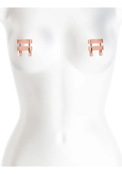 Bound Adjustable V1 Nipple Clamps By NS Novelties - Gunmetal