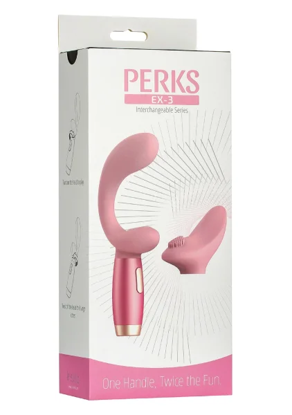 Perks Series EX-3 G-Spot Vibrator and Clitoral Stimulator