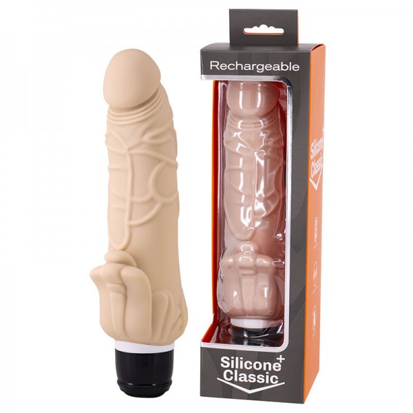Silicone Classic Vibrating Cock
