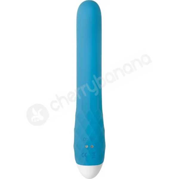 Evolved Big Soft Bunny Blue 8.75" Soft & Squishy Super Soft Silicone Rabbit Vibrator