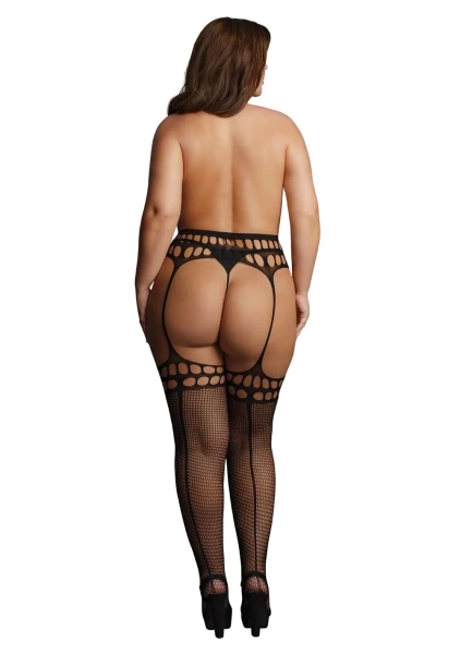 Le Desir Garterbelt Stockings with Open Design - Queen Size — image 8 of 9