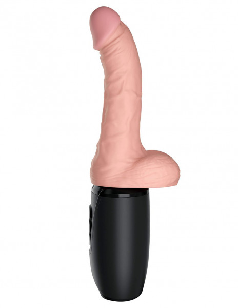 King Cock Plus 6.5" Thrusting Cock w/ Balls