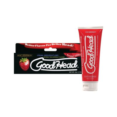Doc Johnson Gel Good Head Oral Gel Sweet Strawberry 4 oz
