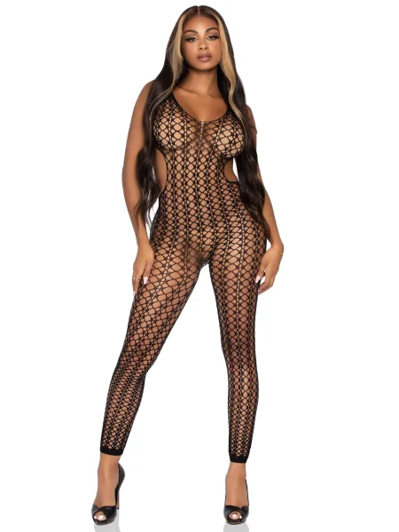 Lattice Net Footless - One Size - Black