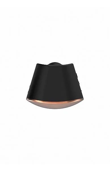 Dazzling Rotating Vibrating Clitoral Stimulator Black