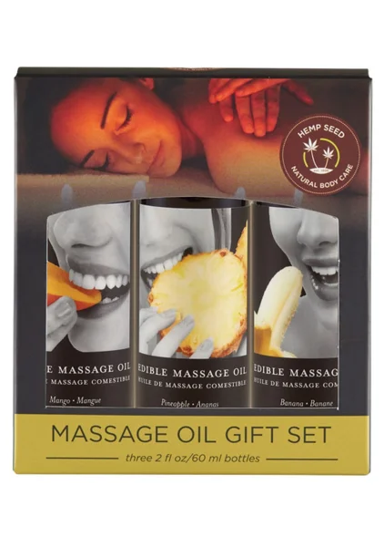 Earthly Body Tropical Massage Oil Gift Set