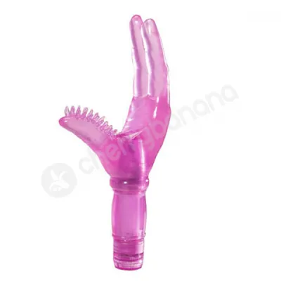 Two Finger Juice Junky Purple Vibrator