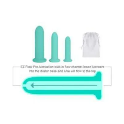 Medical Play Cloud 9 Health Wellness Silicone Dilator Kit for Vaginal Or Anal Use